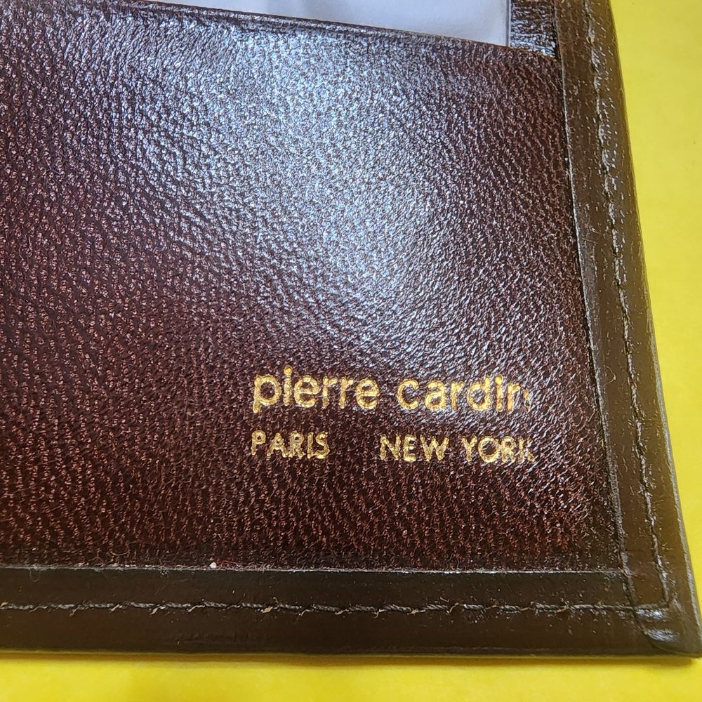 Vintage Brown Pierre Cardin Womens Croc & Calf Skin Wallet - Feminine Classic - Picture 14 of 16